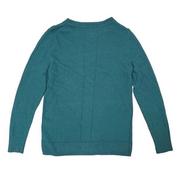 Banana Republic Italian Yarn Filpucci Merino Wool Cashmere Sweater M Green - Picture 2 of 11